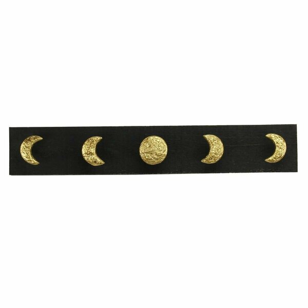 H2H Kalends Black Moon Phase 5 Hook Coat Hanger - Black H22848579